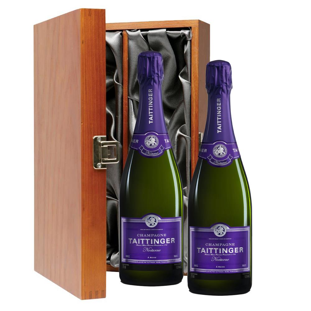 Taittinger Nocturne Champagne 75cl Twin Luxury Gift Boxed (2x75cl)